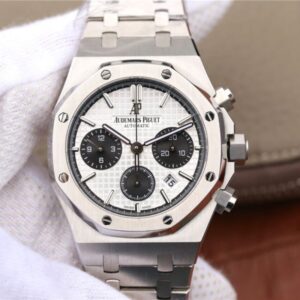 Replica Audemars Piguet Royal Oak Chronograph 26331ST.OO.1220ST.03 JH Factory White Dial watch