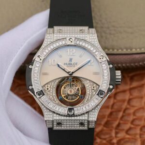 Replica Hublot Classic Fusion Tourbillon White Enamel Dial watch