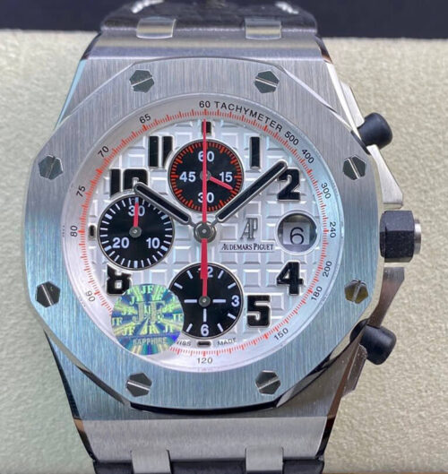 Replica Audemars Piguet Royal Oak Offshore 26170ST.OO.D305CR.01 JF Factory Leather Strap Watch