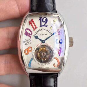 Replica Franck Muller Crazy Color Dreams Tourbillon 8880 White Dial watch