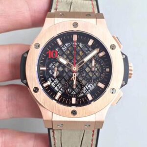 Replica Hublot Big Bang Aero Bang Gold 311.PX.1180.GR Black Skeleton Dial watch