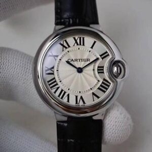 Replica Ballon Bleu De Cartier WE902073 33MM V6 Factory Silver Dial watch