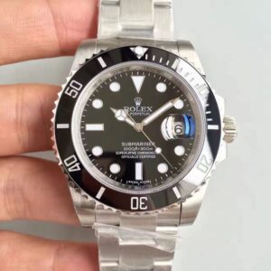 Replica Rolex Submariner 114060 Noob Factory V9 Version Black Dial watch