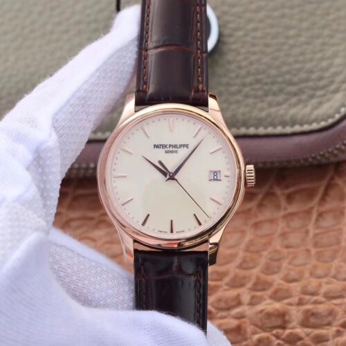 Replica Patek Philippe Calatrava 5227R-001 ZF Factory Rose Gold Flip Back Watch