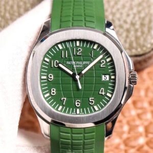 Replica Patek Philippe Aquanaut 5168G ZF Factory Green Dial watch