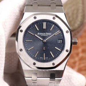 Replica Audemars Piguet Royal Oak Extra-thin 15202ST.OO.1240ST.01 XF Factory Black Dial watch