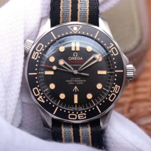 Replica Omega Seamaster 210.92.42.20.01.001 James Bond 007 VS Factory Black Dial watch