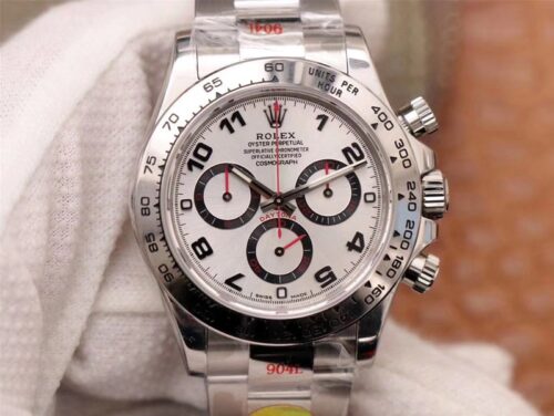 Replica Rolex Daytona Cosmograph 116509-78599 Noob Factory White Dial watch