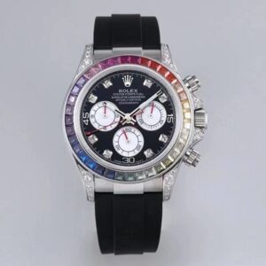 Replica Rolex Daytona 116599RBOW BL Factory Black Dial watch