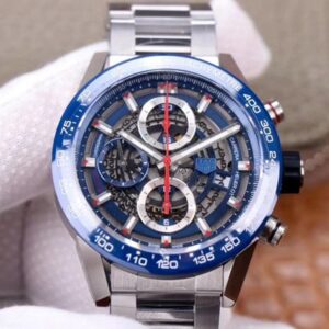 Replica Tag Heuer Carrera Calibre Heuer 01 CAR201T.BA0766 Chronograph XF Factory Blue Dial watch