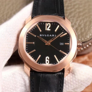 Replica Bvlgari Octo 101963 BGOP41BGLD BV Factory Black Dial watch