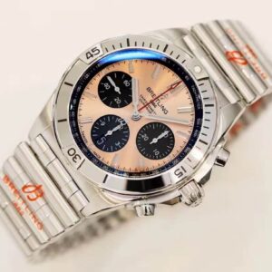 Replica Breitling Chronomat AB0134101K1A1 GF Factory Rose Gold Dial watch