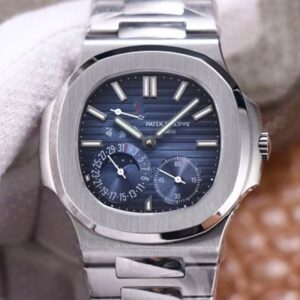 Replica Patek Philippe Nautilus 5712/1A-001 PF Factory Blue Dial Steel Strap watch