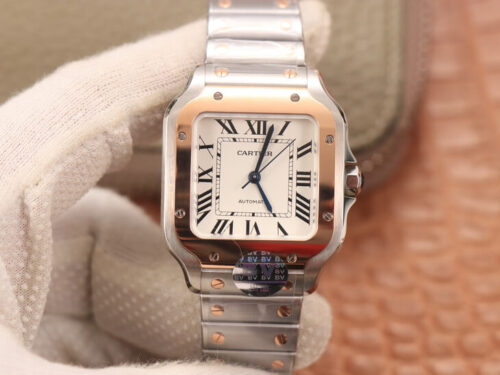 Replica Cartier De Santos W2SA0007 BV Factory White Dial watch