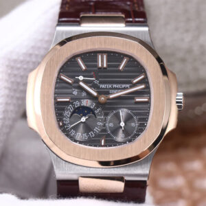 Replica Patek Philippe Nautilus 5712GR-001 PF Factory Cowhide Strap watch