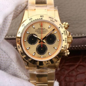 Replica Rolex Daytona Cosmograph 116508 JH Factory Yellow Gold Dial watch