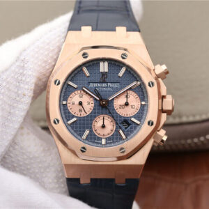 Replica Audemars Piguet Royal Oak Chronograph 26331OR.OO.D315CR.01 OM Factory Cowhide Strap watch