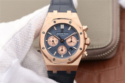 Replica Audemars Piguet Royal Oak Chronograph 26331OR.OO.D315CR.01 OM Factory Cowhide Strap watch