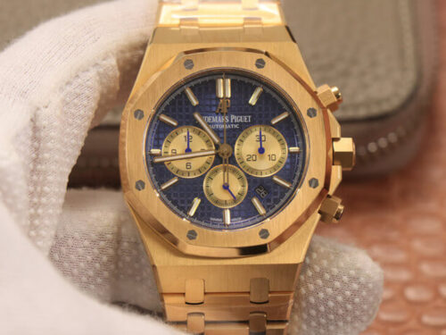 Replica Audemars Piguet Royal Oak Chronograph 26331BA.OO.1220BA.01 OM Factory Yellow Gold watch