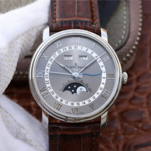 Replica Blancpain Villeret 6654-1113-55B OM Factory V2 Grey Dial watch