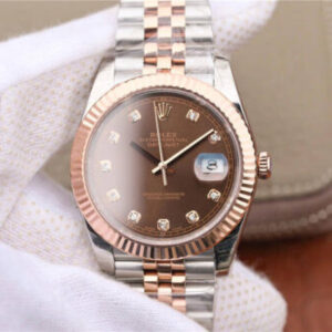 Replica Rolex Datejust M126331-0004 EW Factory Diamond-Studded Dial watch