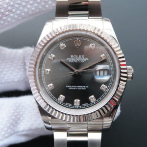 Replica Rolex Datejust M126334-0005 EW Factory Grey Dial watch