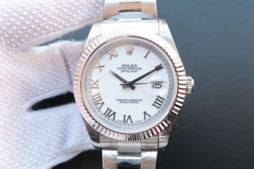 Replica Rolex Datejust M126334-0023 EW Factory White Dial watch