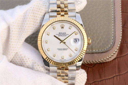 Replica Rolex Datejust M126333-0018 EW Factory Yellow Gold watch