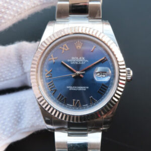 Replica Rolex Datejust 116334 EW Factory Stainless Steel Blue Dial watch