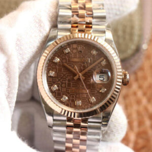 Replica Rolex Datejust M126231-0025 EW Factory Chocolate Color Dial watch