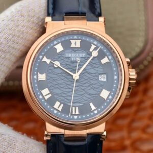 Replica Breguet Marine 5517 V9 Factory Rose Gold Cowhide Strap watch