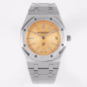 Replica Audemars Piguet Royal Oak 15202BC.OO.1240BC.01 KZ Factory Rose Gold Dial watch