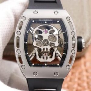 Replica Richard Mille RM52-01 Tourbillon JB Factory Skull Dial watch