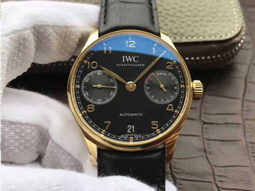 Replica IWC Portugieser IW500101 ZF Factory Yellow Gold watch