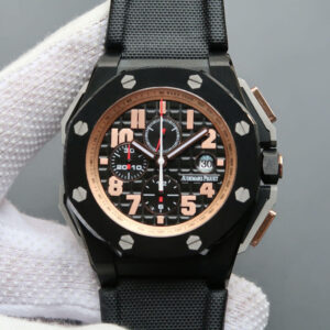 Replica Audemars Piguet Royal Oak Offshore 26378IO.OO.A001KE.01 JF Factory V2 Black Dial watch