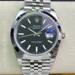 Replica Rolex Datejust M126300-0012 EW Factory Black Dial - AR Replica Watches