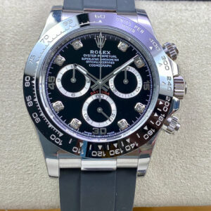 Replica Rolex Daytona M116519LN-0025 BT Factory Rubber Strap Watch