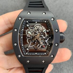 Replica Richard Mille RM055 KV Factory Carbon Fiber Case watch