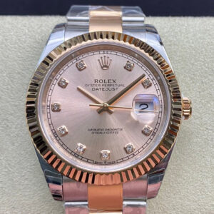 Replica Rolex Datejust M126331-0007 41MM EW Factory Dial Set With Diamonds Watch