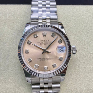 Replica Rolex Datejust 31MM EW Factory Stainless Steel Strap Watch