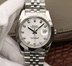 Replica Rolex Datejust M126300 EW Factory Stainless Steel Strap