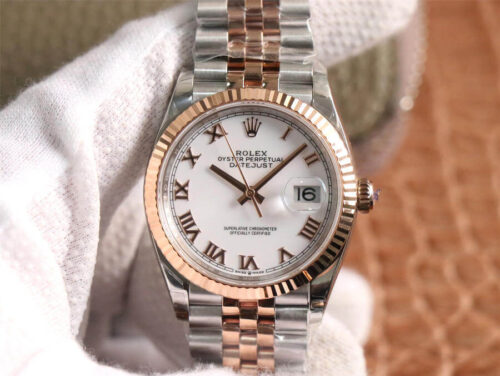 Replica Rolex Datejust M126231-0015 EW Factory Stainless Steel Strap Watch