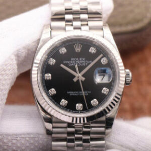 Replica Rolex Datejust M126234-0027 EW Factory Stainless Steel Strap Watch