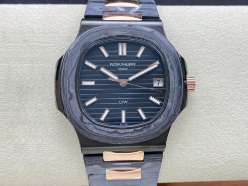 Replica Patek Philippe Nautilus 5711 DiW Dark Blue Strap Watch