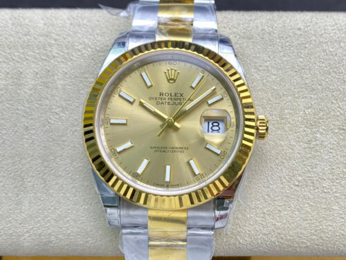 Replica Rolex Datejust M126333-0009 VS Factory Yellow Gold Watch