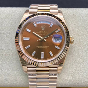 Replica Rolex Day Date 228235 EW Factory V2 Gold Strap Watch