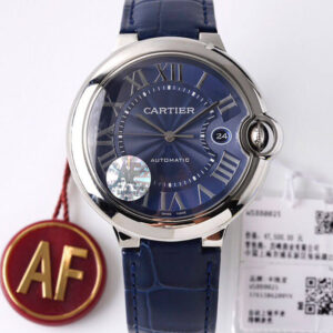 Replica Ballon Bleu De Cartier 42MM WSBB0027 AF Factory Blue Strap Watch