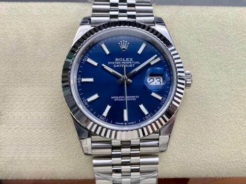 Replica Rolex Datejust M126334-0002 VS Factory Dark Blue Dial Watch