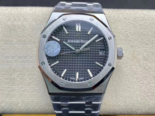 Replica Audemars Piguet Royal Oak 15500ST.OO.1220ST.03 ZF Factory V2 Black Dial Watch