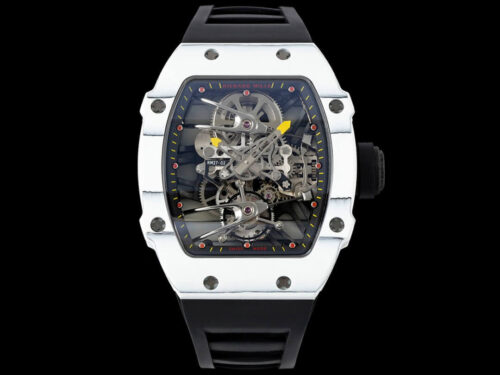 Replica Richard Mille RM27-02 Rafael Nadal Tourbillon RM Factory Black Strap Watch